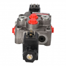 Monoblock distributor. 45l/min G3/8"; 1-section; slide 1; electric 24V; side B: electric